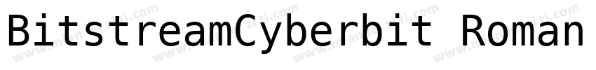 BitstreamCyberbit Roman 字体下载字体转换